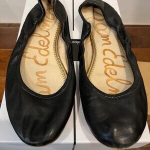 Sam Edelman Womens Felicia Black Ballet Flat Size 10